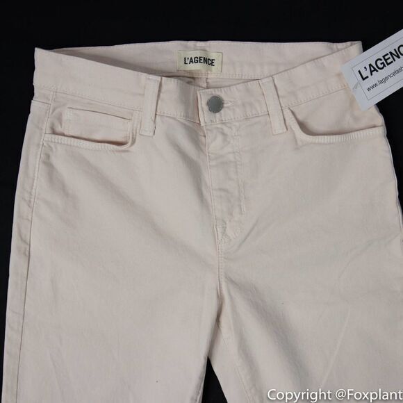 NEW L'AGENCE‎ skinny jeans, pale pink size 25 - Picture 2 of 13